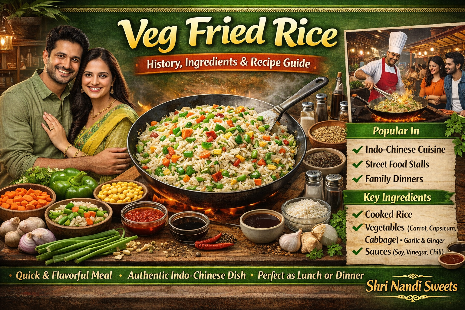 Veg Fried Rice: Full History, Origin, Ingredients & Authentic Recipe Guide | Shri Nandi Sweets