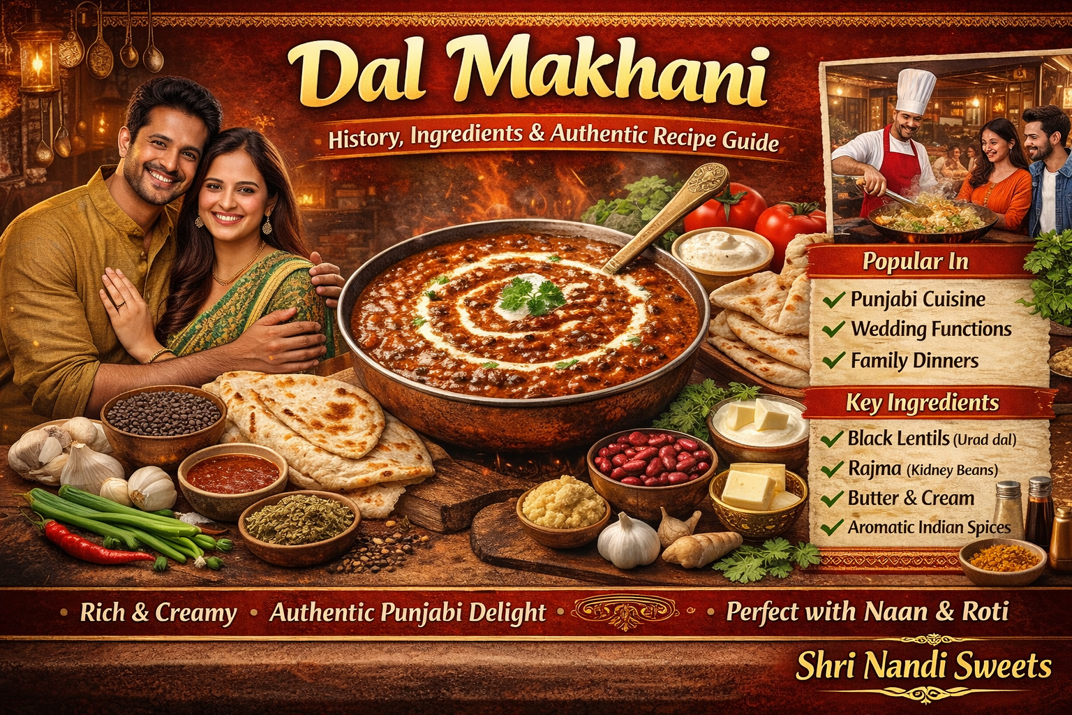 Dal Makhani: Full History, Origin, Ingredients & Authentic Punjabi Recipe Guide | Shri Nandi Sweets