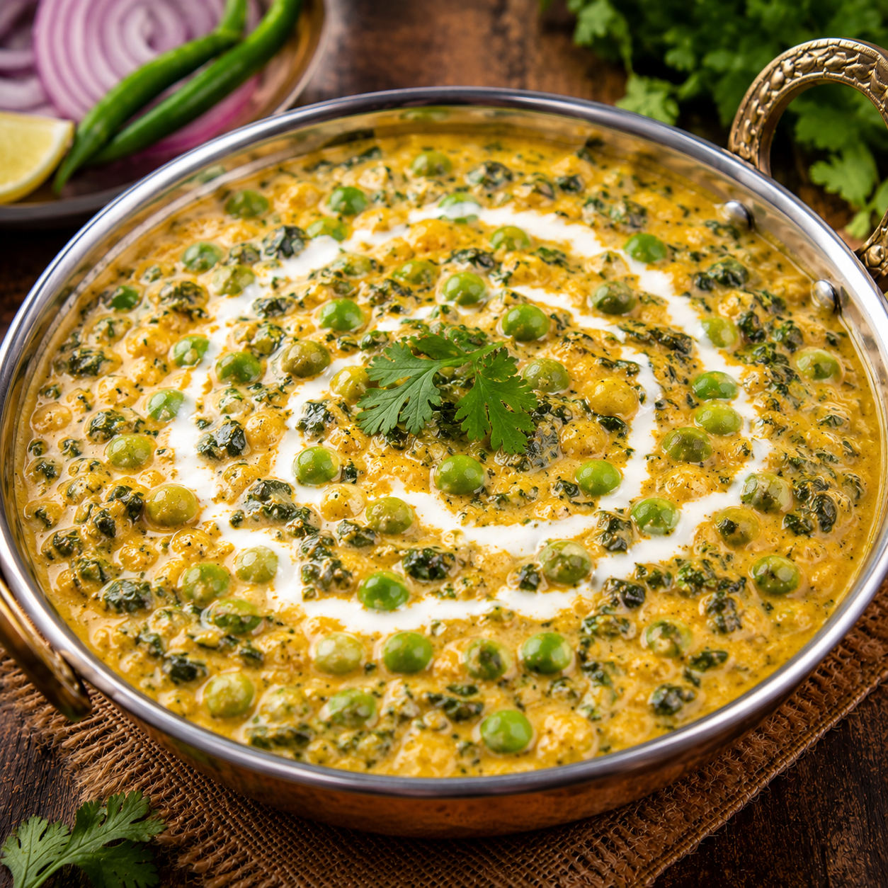 Mutter Methi Malai